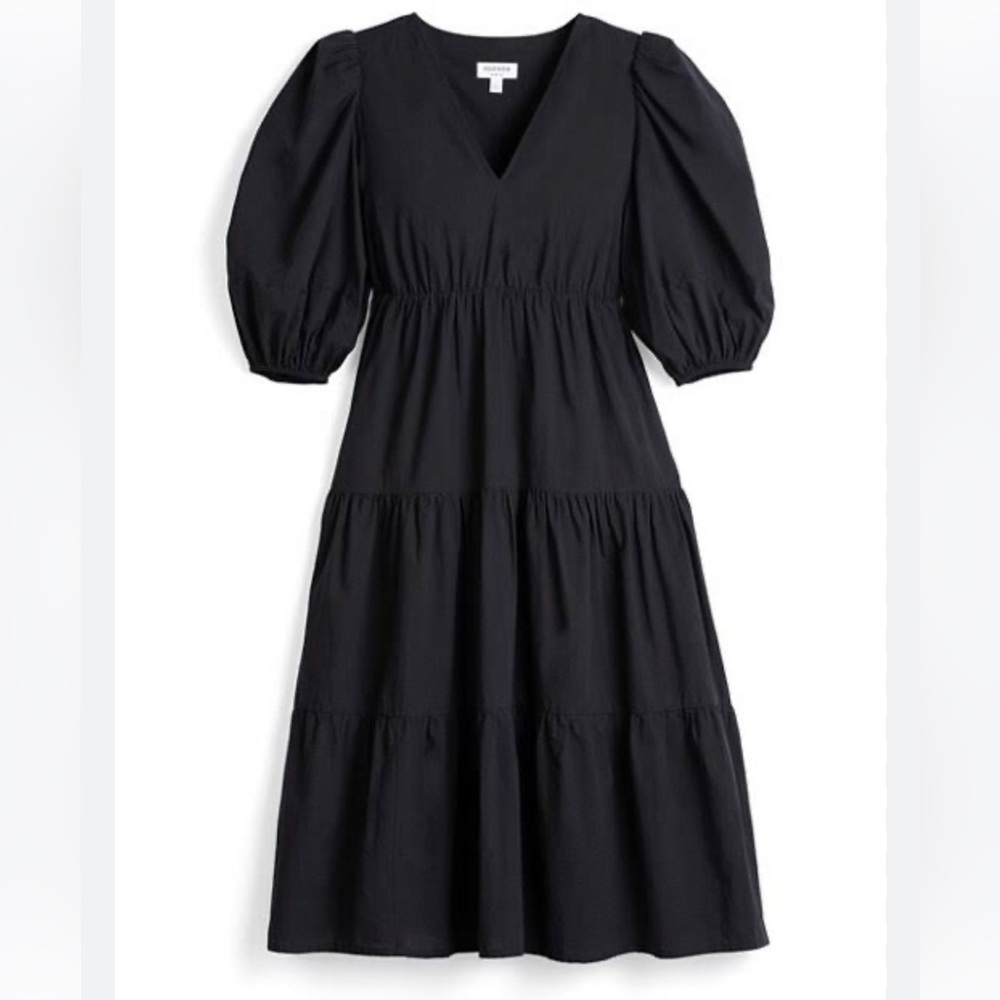 👗HUDSON NORTH Elegant Black Maxi Dress, Sz XL EUC